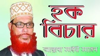 হক বিচার । আল্লামা দেলাওয়ার হোসাইন সাইদী । Delwar hossain saidi 2019 । Xannater Path [upl. by Emelin]