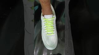 Nike Air Force 1s Lacing Tutorial 🤩🔥 [upl. by Yemarej159]