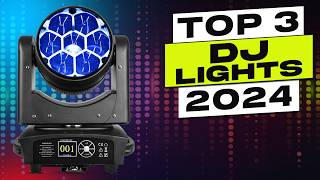 Top 3 BEST DJ Lights 2024 [upl. by Aicire]