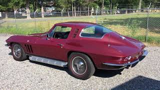 1965 Corvette Coupe MaroonMaroon [upl. by Erikson]