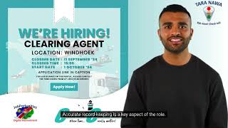 ✈️👨‍✈️🛳️Vacancy Coastal Couriers Clearing Agent Closing Date 11 Sep 2024 [upl. by Brennen311]