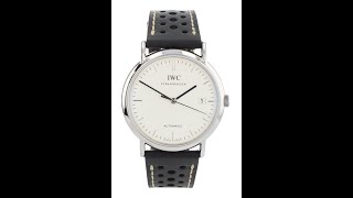 IWC Portofino Pre Owned Watch Ref 3563 [upl. by Vergos339]