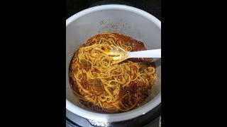 Ninja FoodiPressure Cooked Spaghetti [upl. by Ilrahs]