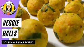 Veggie Balls  Easy Snack to make at home  Shorts  Maria Quick [upl. by Sholom]