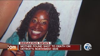 Mother found shot to death on Detroits northwest side [upl. by Ahsirt306]