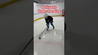 Wardy working on backwards crossovers with the puck [upl. by Hole]