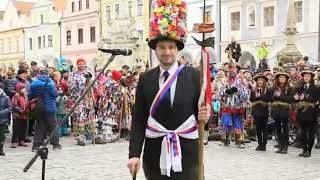 20180203 Masopust 2018  Benešovská koleda v Třeboni  Benešov nad Černou  Třeboň [upl. by Enimsay]