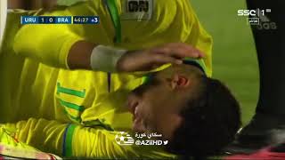 Neymar Jr sort sur blessure avec le Brésil [upl. by Annoj82]