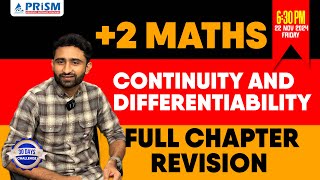 PLUS TWO  MATHS  FULL CHAPTER REVISION  CONTINUITY AND DIFFERENTIABILITY [upl. by Aisiram49]