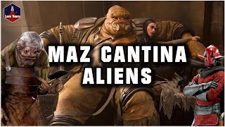 The Aliens of Mazs Cantina  Star Wars Lore [upl. by Asilegna]