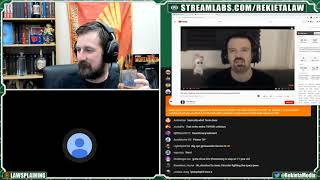 Nick Rekieta Sets The Record Straight on Darksydephils Knowledge with Law Copyright Restreaming [upl. by Zarla863]