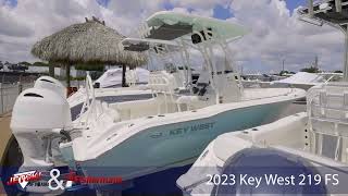 2023 Key West 219 FS Available  Jet Ski of Miami amp Fishermans Boat Group [upl. by Bertrand608]