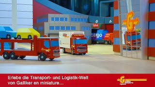 Galliker Transport AG  Interaktives Miniaturmodell Trailer [upl. by Sanjay]