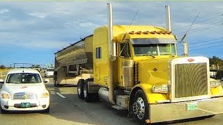 Alberts Transport  Rolling CB Interview™ 2003 Peterbilt Frameless Dump Trailer [upl. by Werner500]