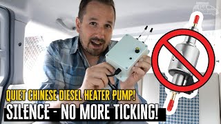 No more clicking SILENT Pump  Chinese DIESEL HEATER [upl. by Bork]