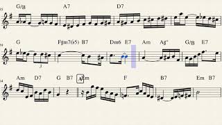 Sonoroso  para instrumentos em Bb KXimbinho Backing track com Partitura [upl. by Shu543]