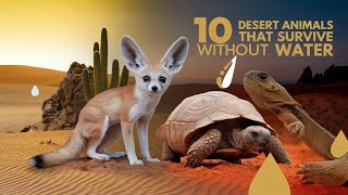 10 Desert Animals That Survive Without Wate top10 desertanimals facts wildlife nature animals [upl. by Teiv384]