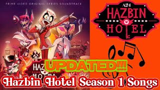 Hazbin Hotel Full Soundtrack  Episodes 18 UPDATED [upl. by Kirit292]