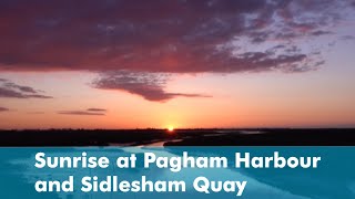 Sunrise at Pagham amp Sidlesham Quay in West Sussex UK sunrise wading birds song birds amp scenery [upl. by Kramer367]