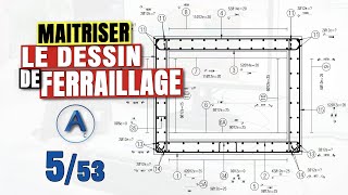 Comment dessiner le plan de COFFRAGE d’un ouvrage 13 [upl. by Theodosia]