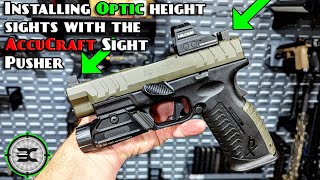 New optic height sights for the XDM 10 mm [upl. by Charles]