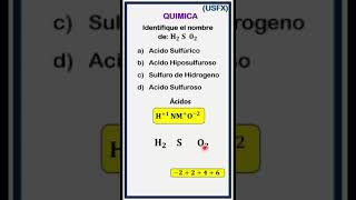 Pregunta de Examen de Admision USFX Quimica [upl. by Enom]