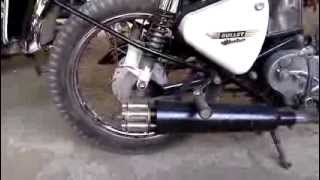 gatling gun exhaust In royal enfield [upl. by Aikit]