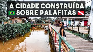 AFUÁ A CIDADE CONSTRUÍDA SOBRE PALAFITAS NO PARÁ 🇧🇷 [upl. by Lowrie490]