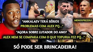 🚨Jamahal REVELA POR QUE Ankalaev TERÁ PROBLEMAS com Alex Poatan e COLOCA Topuria como LUTADOR DO ANO [upl. by Enelrac253]