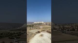 Viewing the BEAUTIFUL landscape in Cappadocia 🇹🇷 travel nature shorts [upl. by Trygve]