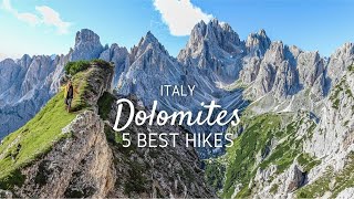 The 5 best hikes of the Dolomites in Italy [upl. by Prudhoe]