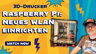 Klipper LinuxRaspberrry OS WLAN für den 3DDrucker ändern [upl. by Hedley913]