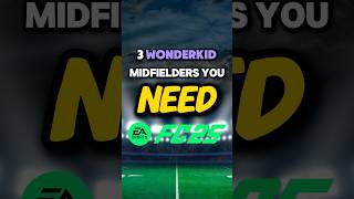 The BEST Midfielder Wonderkids in FC 25 😳 shorts [upl. by Nanice]