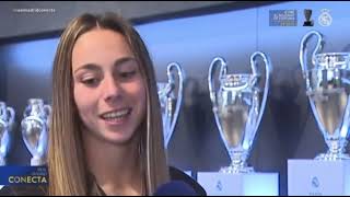 ATHENEA DEL CASTILLO Renueva Con El Real Madrid Femenino Hasta 2028 [upl. by Sinnek]