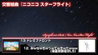 【ニコニコ超パーティーII 演奏曲】交響組曲『ニコニコ スターフライト』 Symphonic Suite quotNico Nico Star Flightquot [upl. by Langston]