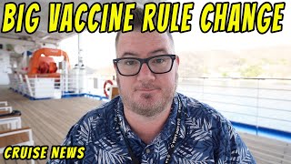 CRUISE NEWS  MORE UNVACCINATED CRUISERS ALLOWED TO CRUISE UNDER NEW RULES [upl. by Philipps238]