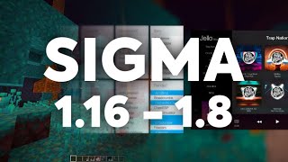 The BEST 116 Minecraft Hacked Client  Sigma 50 Download  WORKS WITH ALL VERSIONS [upl. by Nedrob54]