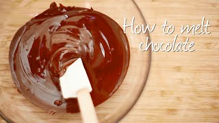 How to melt chocolate [upl. by Omrellig]