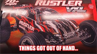 Traxxas Rustler VXL 2WD unboxing [upl. by Venable384]