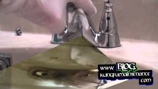 How To Replace A Tired Bathroom Vanity Faucet  The Silicone Method [upl. by Liarret]