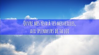 quot Ouvre mes yeux quot psaume 118  CD101 NDML Lyrics [upl. by Dorcy212]