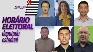 Horário Eleitoral SP  candidatos a Deputado Estadual 21092022 [upl. by Tnerb]