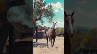 Horse in town horse countrysongs wildwest [upl. by Eninej]