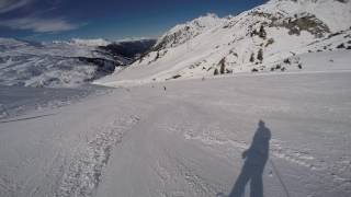 Skiing St Anton Piste 100 March 2017 [upl. by Adiaz635]