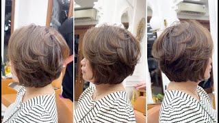 Textured Bob Cuts amp Styles  Beautiful Short Layered Bob Haircut Tutorial Women [upl. by Francois]