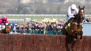 Sensational  VAUTOUR sparkles in the JLT Novices Chase [upl. by Ayerhs]