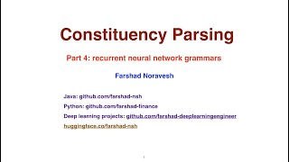 Part 4 recurrent neural network grammars [upl. by Galliett]