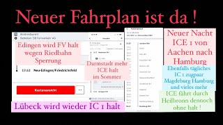 Der neue Fahrplan ist da  Krasse Änderungen Teil 1 [upl. by Hermy]