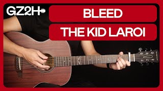 BLEED Guitar Tutorial The Kid LAROI Easy Guitar Chords [upl. by Mellie]