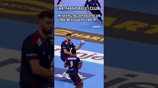 Best goalkeeper save in handball 💫🥅 bestofhandball handball trending sportsball handballers [upl. by Coster]